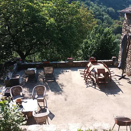 Le Vallon Terrasse Ferienhaus